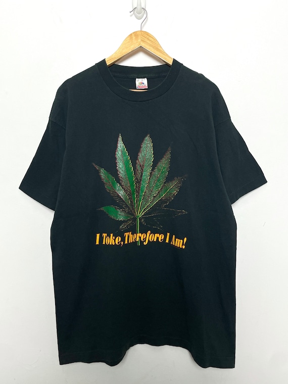 Vintage 1990s “I Toke therefore I Am!” Spell Out M