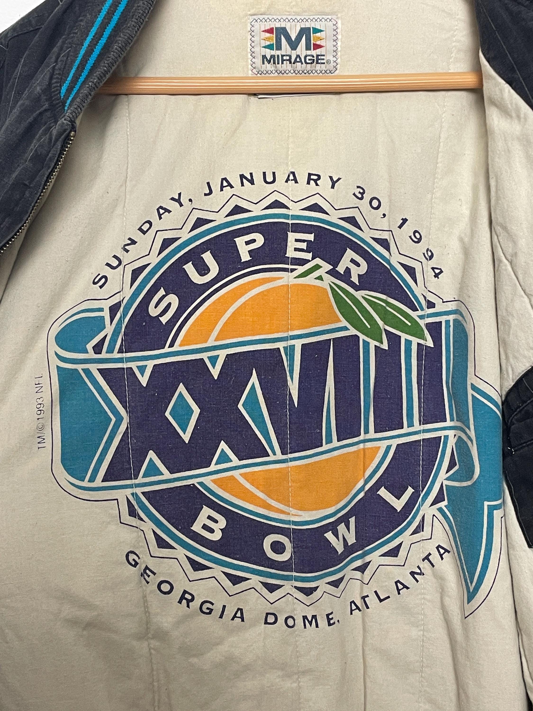 スーパーボウルXXVIIIジャケット　M スーパーボウルXXVIIIジャケット M VINTAGE Super Bowl XXV