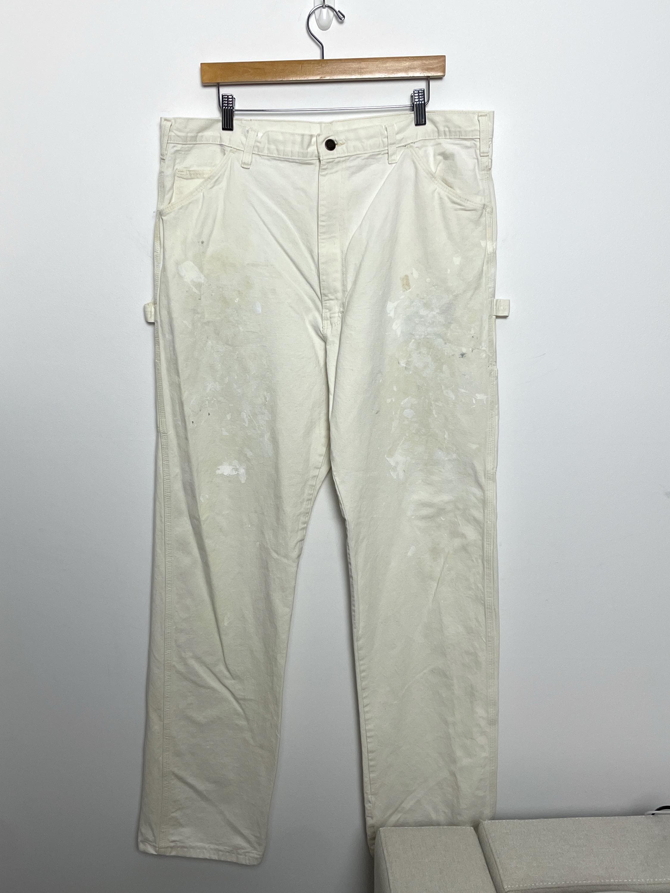 Vintage 1980s Dickies Talon Zipper Workwear Carpenter Painter