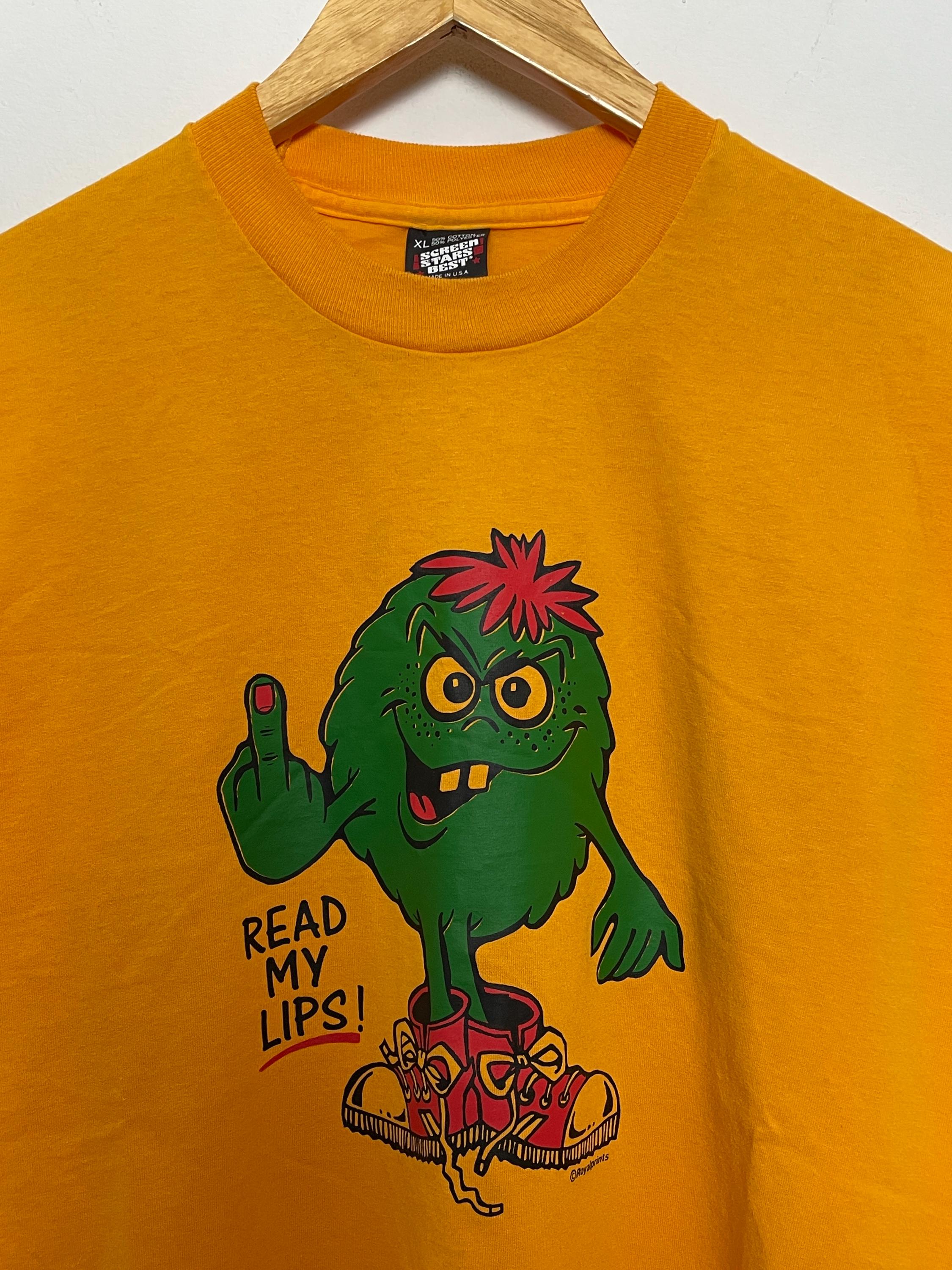 Vintage 1980s Camacho Gerald the Green Monster “read My Lips