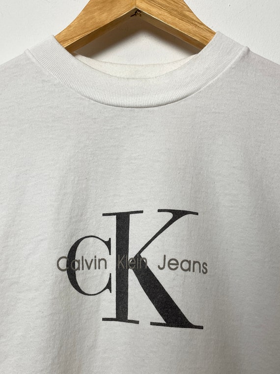 Vintage 1990s Calvin Klein Jeans Spell Out Logo m… - image 2