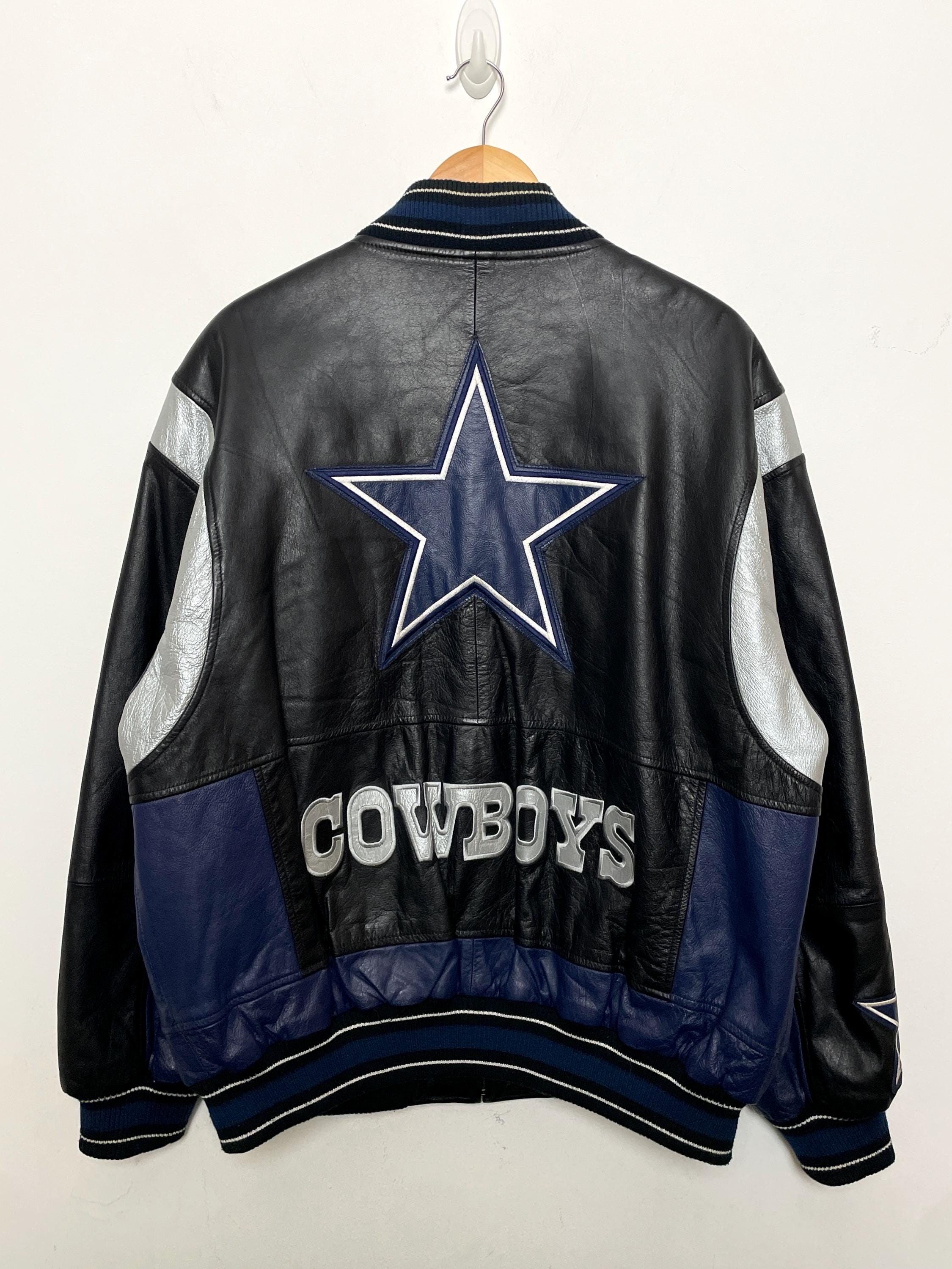 Vintage 1990s Dallas Cowboys NFL Football Genuine Leather