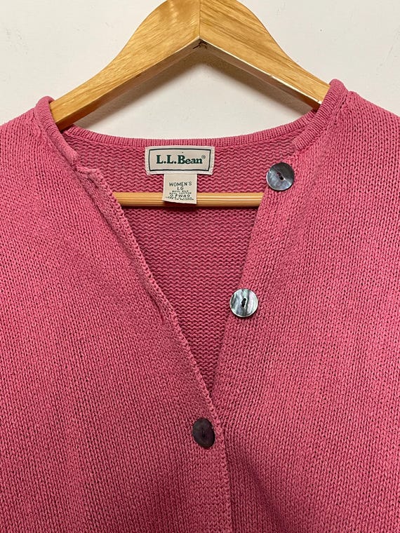 Vintage 1990s LL Bean Silk and Cotton Blend Women's Button