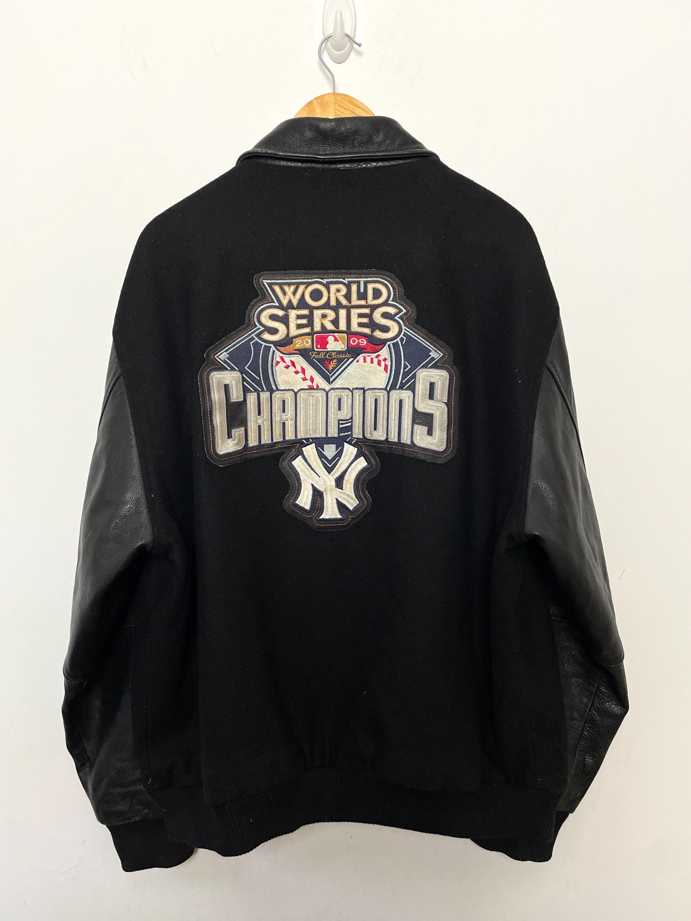 Vintage 2000s G-lll New York Yankees MLB Baseball World Series Champions Black Leather and Wool Letterman Varsity Jacket size Adult XL - Etsy il fullxfull.6307541134 ixmv