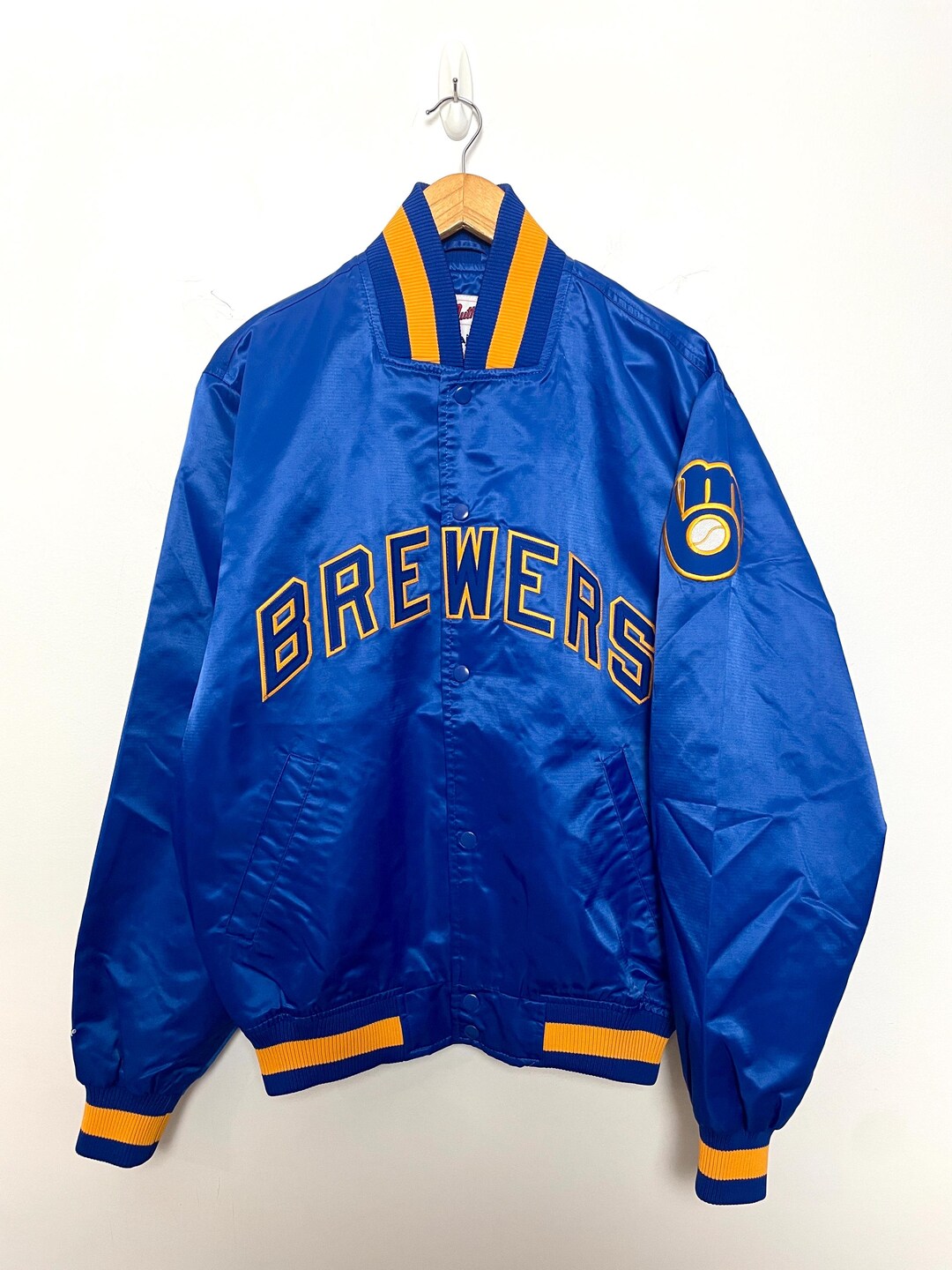 Vintage 1990s Milwaukee Brewers Majestic MLB Baseball Retro Logo Button ...