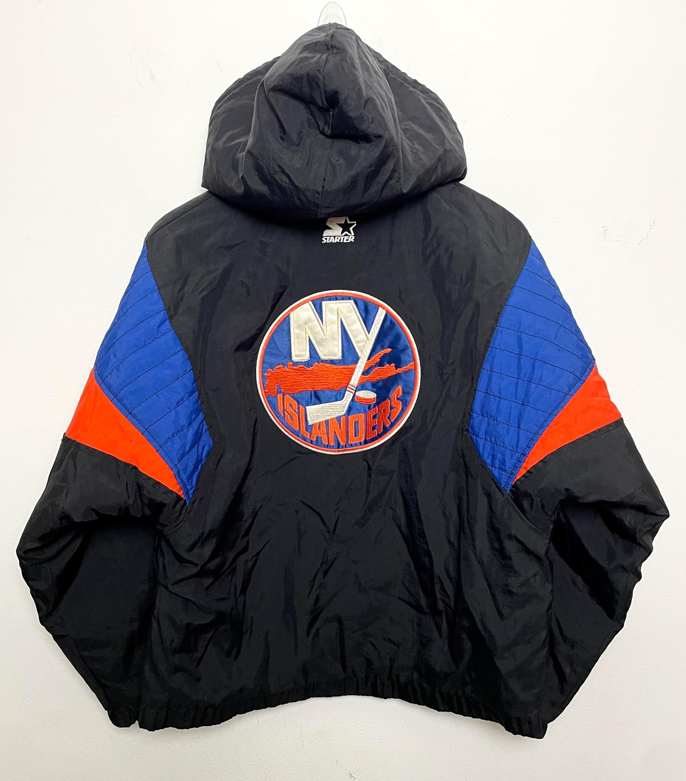 Vintage 1990s Starter New York Islanders NHL Hockey Half Zip