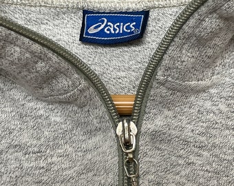Vintage 1980s ASICS Spell Out Logo Full Zip Running
