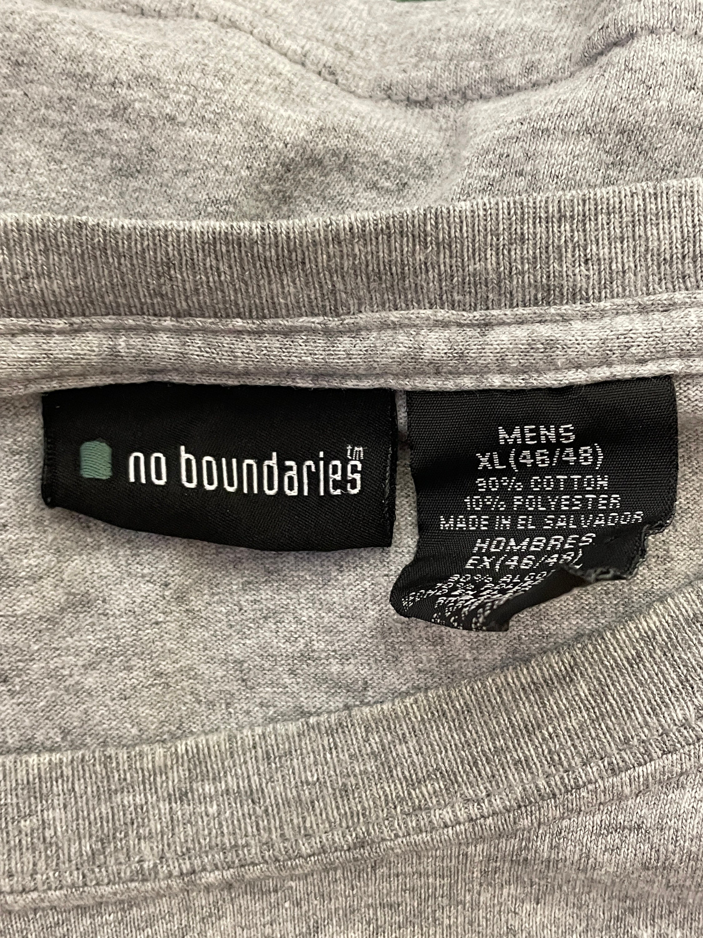 ヴィンテージ Y2K No Boundaries ヘビーメタル スカル フレイム 