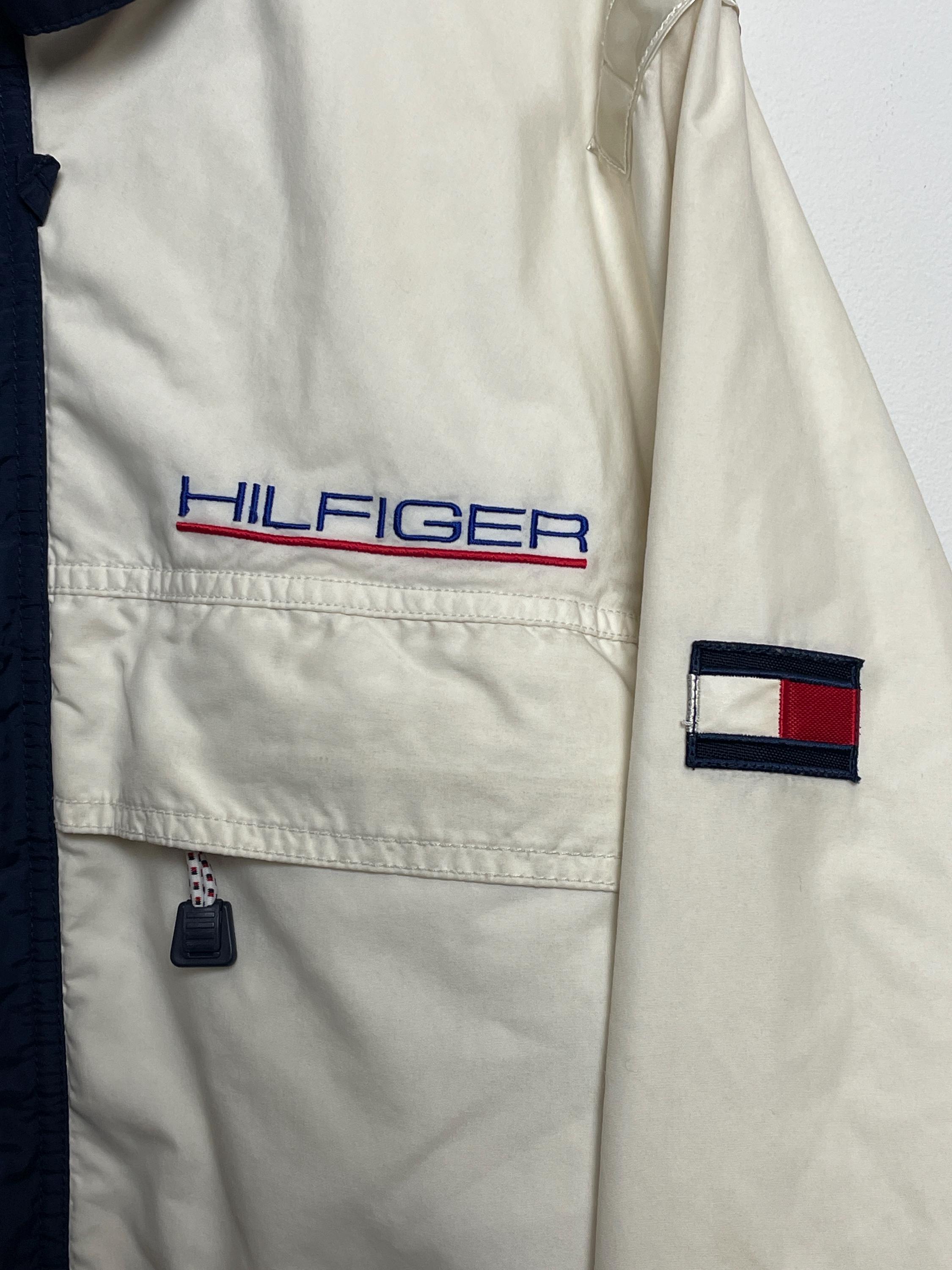 Vintage 1990s Tommy Hilfiger Sailing Gear Cargo Pocket Spell Out 