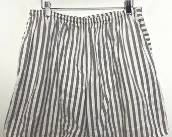 Vintage Jantzen gestreepte korte broek uit de jaren 90 (geschikt voor volwassenen maat S)