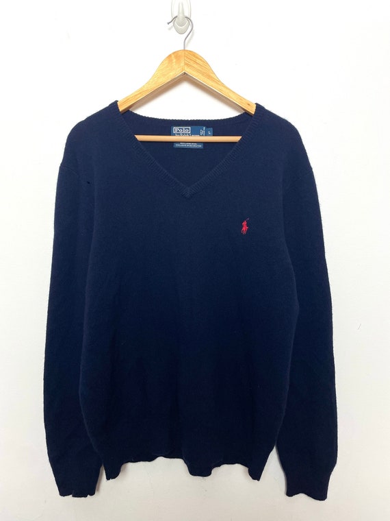 Vintage 1990s Polo by Ralph Lauren 100% Lambs Wool