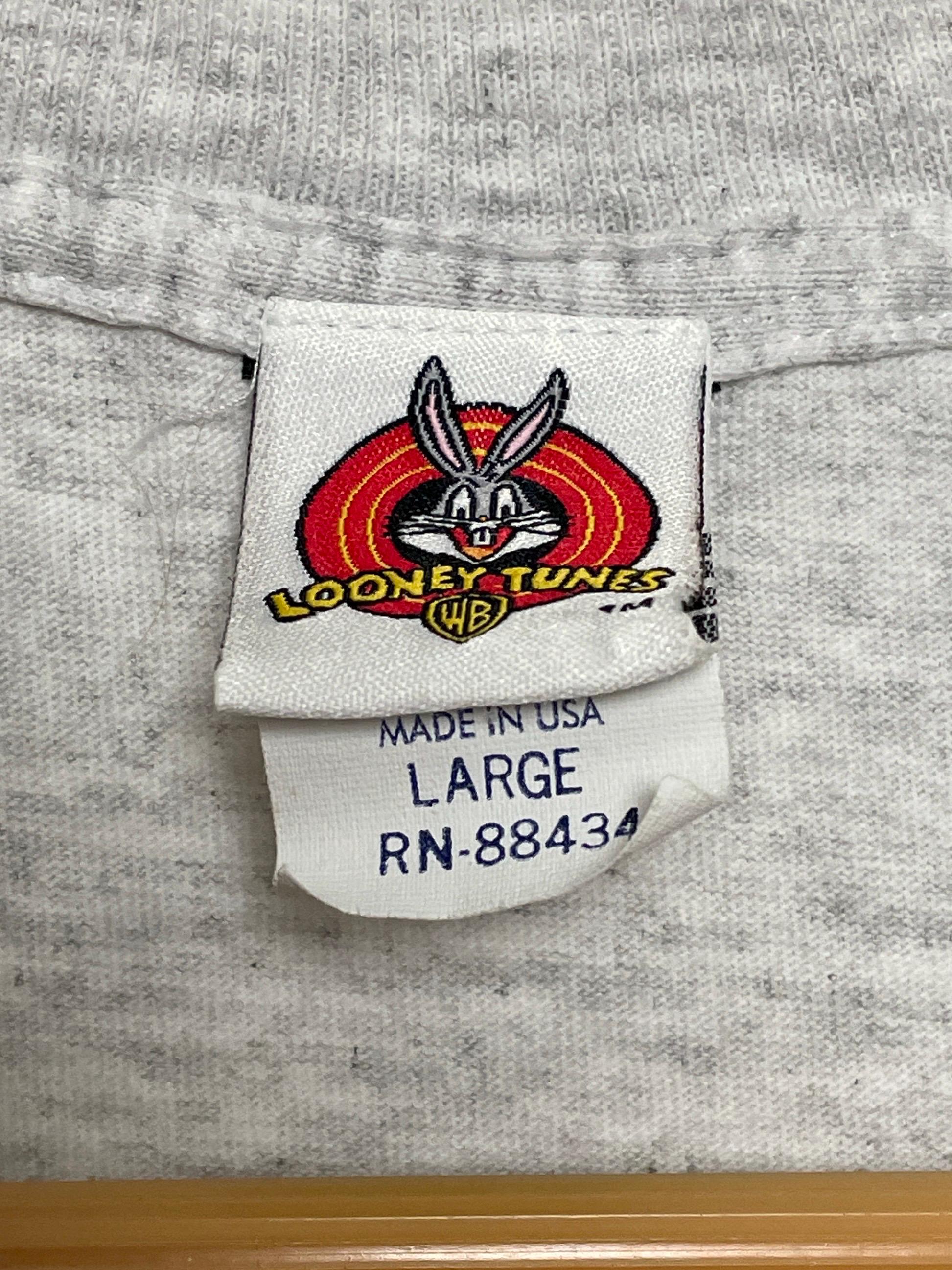 Vintage 1990s Looney Tunes Tweety Bird 60s Hippie Graphic Made in 