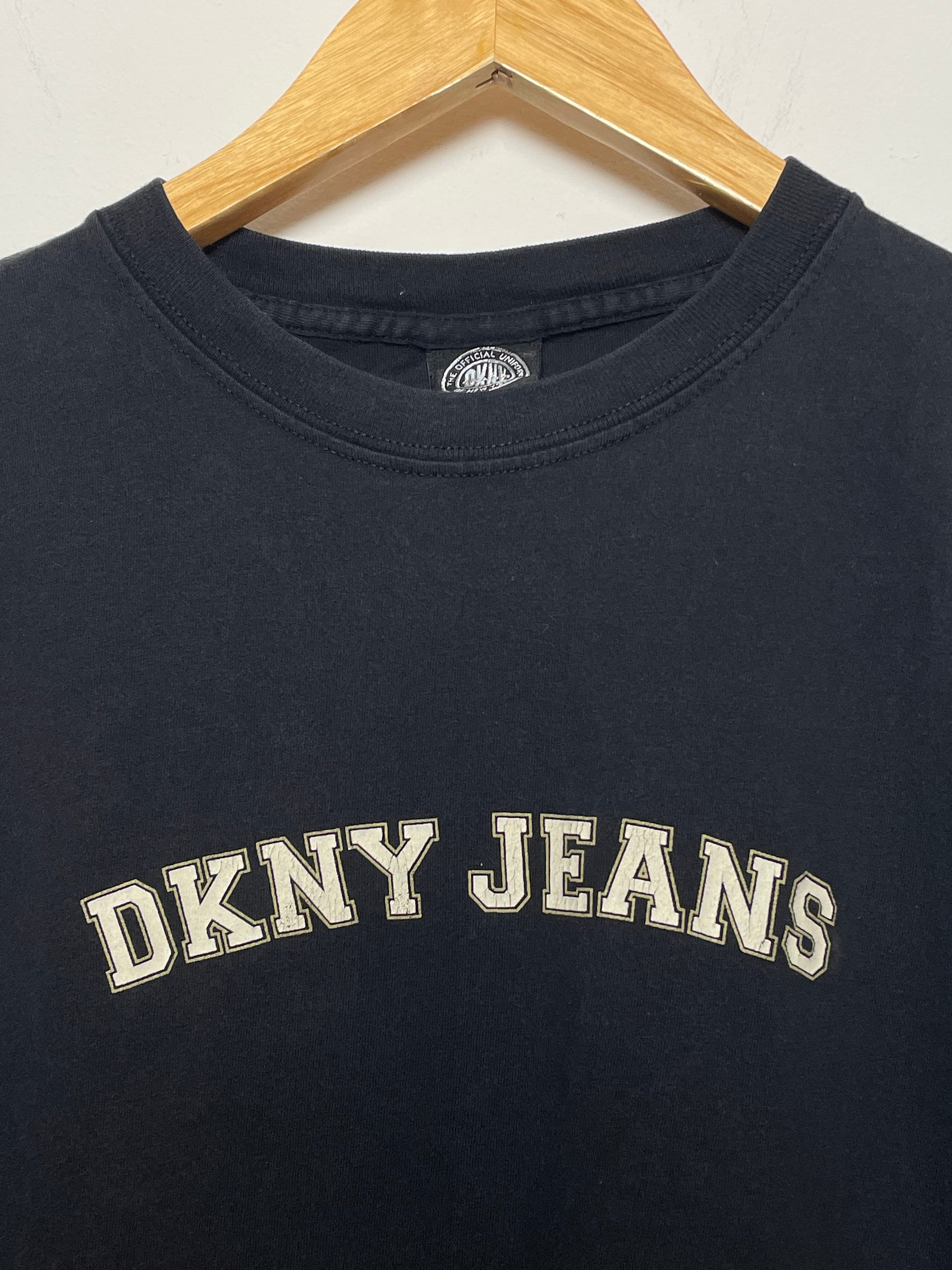 極美品★90's DKNY JEANS ロゴ Tシャツ USA ビンテージ F 極美品☆90's DKNY JEANS ロゴ Tシャツ USA ビンテージ F - メルカリ