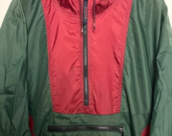 Vintage 1990s Jansport Color Blocked Half Zip Packable
