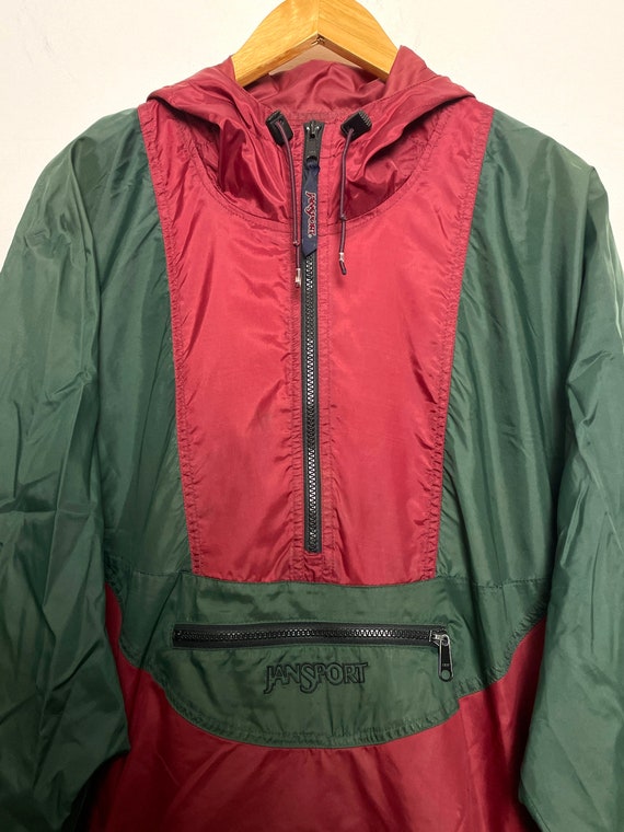 Vintage 1990s Jansport Color Blocked Half Zip Packable