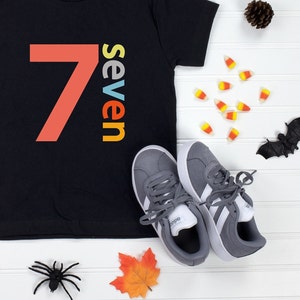 7th birthday shirt, 7th birthday outfit, Seven birthday shirt, 7th birthday party, 7th birthday, 7 birthday shirt, 7th birthday boy, 7 years image 2