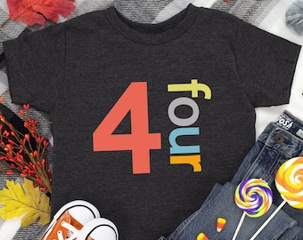 4th Birthday Shirt, 4th Birthday Boy, Four Birthday Shirt, 4th Birthday Outfit, Fourth Birthday Shirt, 4th birthday party, 4 birthday, Four
