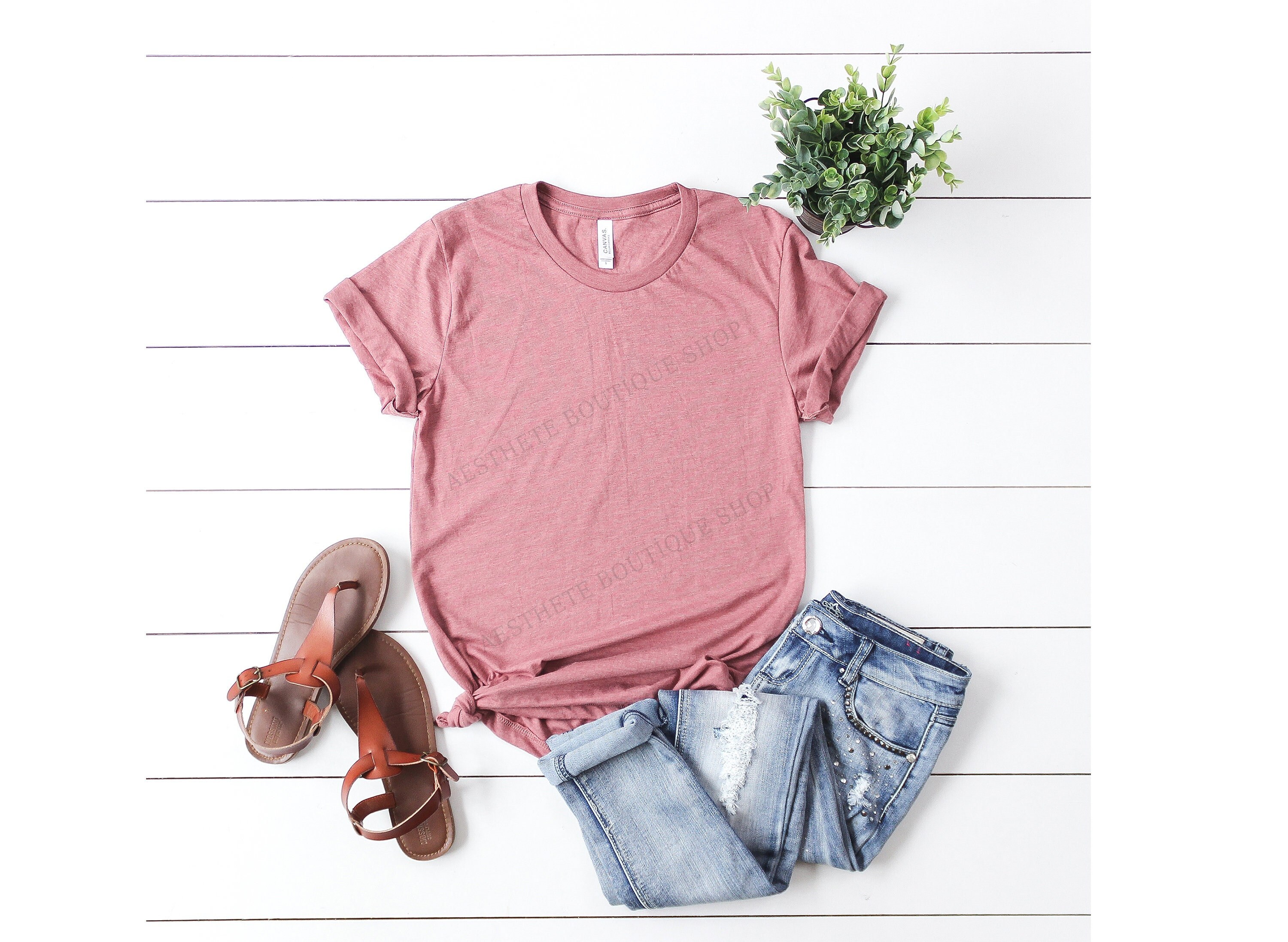 Bella Canvas Tshirt V-neck Kids Shirt 