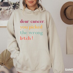 Cancer Fighter Sweatshirt, Strength Courage Hope Sweatshirt, Breast Cancer Gifts, Breast Cancer Support Hoodie, Cancer Warrior Sweat