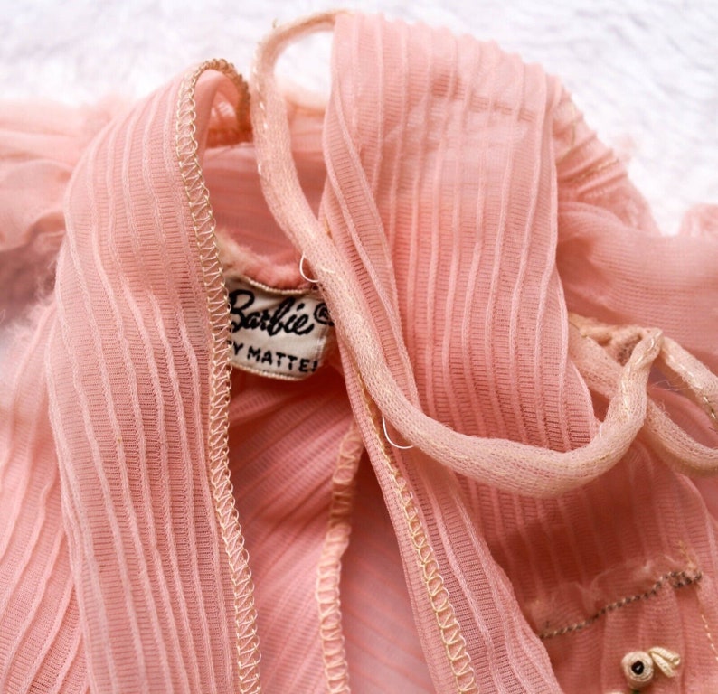Vintage Barbie Nighty Negligee 965 Robe & Nightgown Only 1959 Mattel Etsy