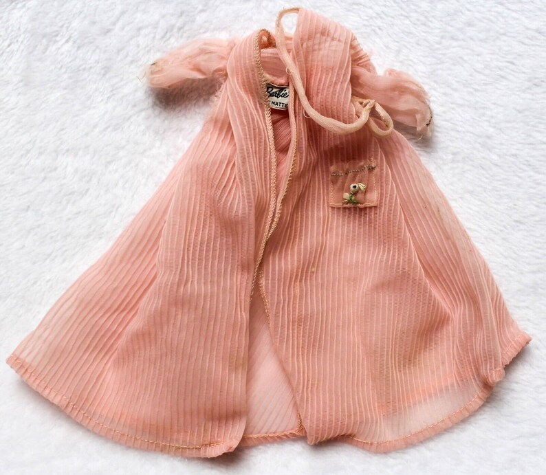 Vintage Barbie Nighty Negligee 965 Robe & Nightgown Only 1959 Mattel Etsy