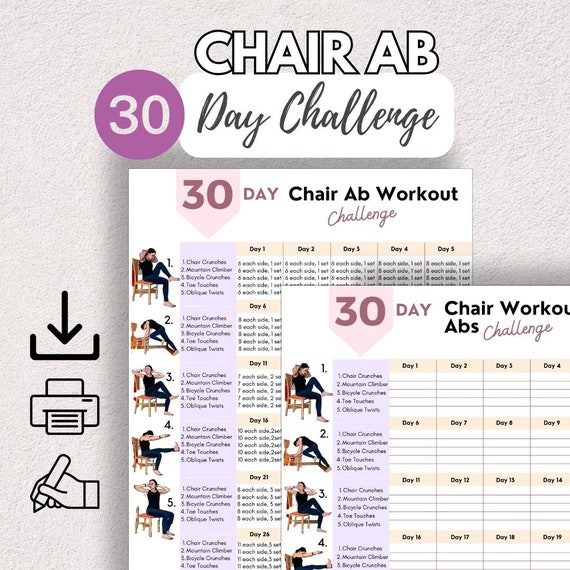 Abs Workout Chart For Women