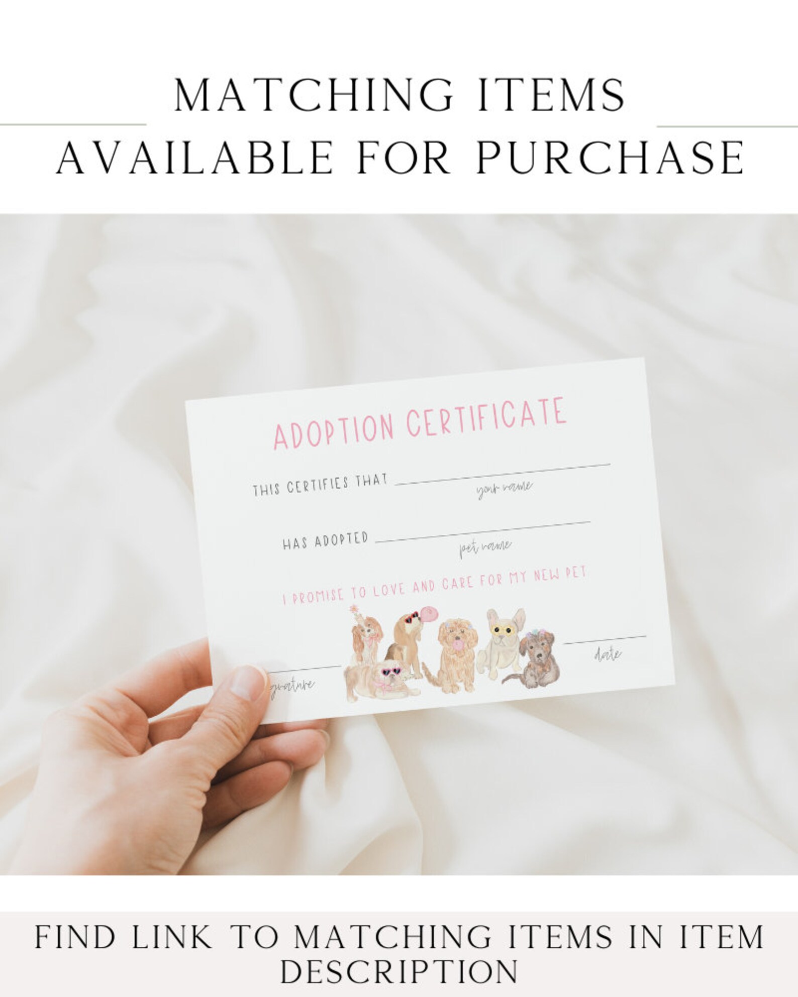 Adopt a Puppy Sign Editable, Let's Pawty Dog Adoption Sign Printable ...
