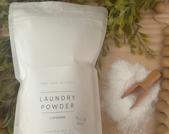 All Natural Tallow Laundry Powder