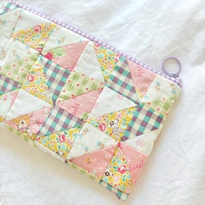 Pastel Patchwork Pouch