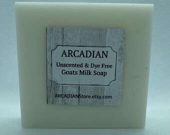 Unscented & Dye Free Goats Milk Soap