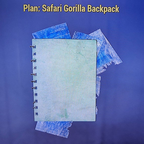 Safari Gorilla Backpack Plan Fallout 76 Xbox Etsy