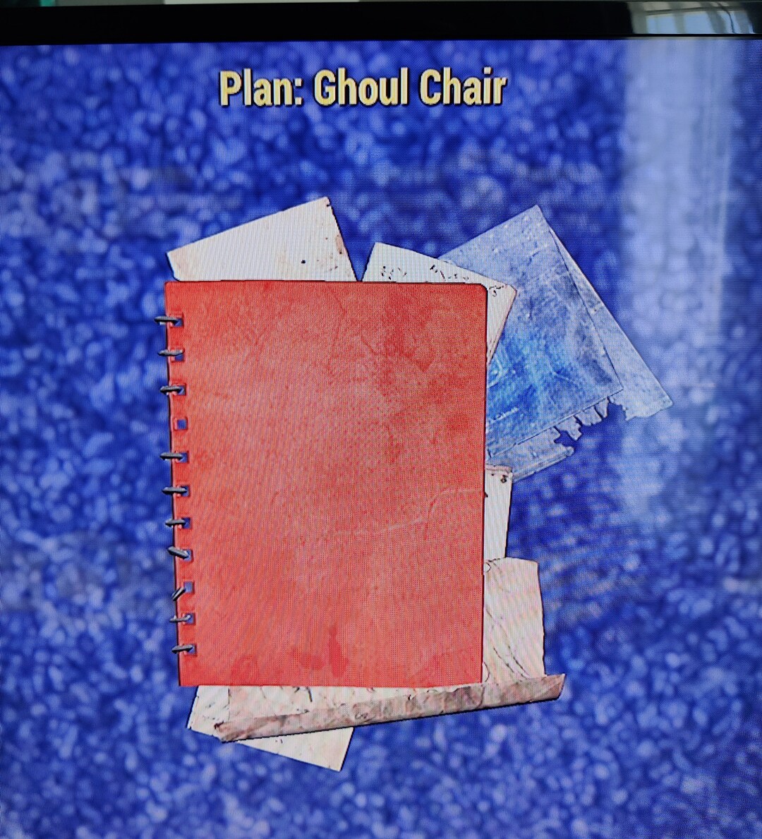 Ghoul Chair Plan Fallout 76 on Xbox Etsy