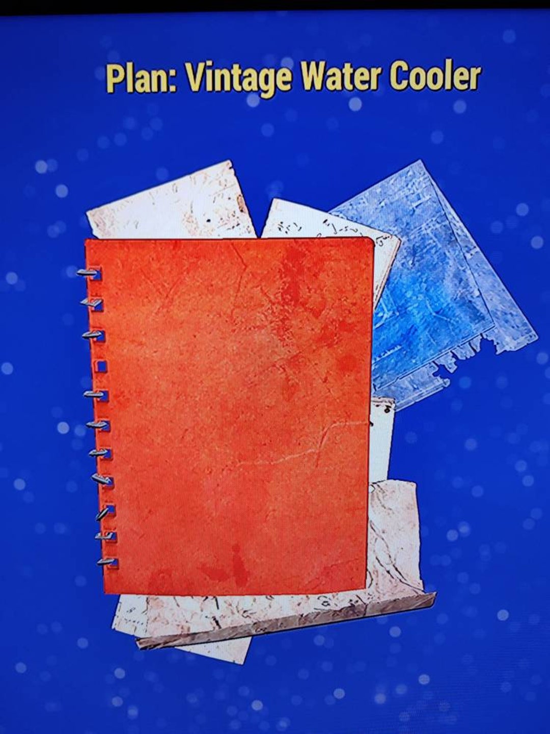 Vintage Water Cooler Plan for Fallout 76 on Xbox Etsy