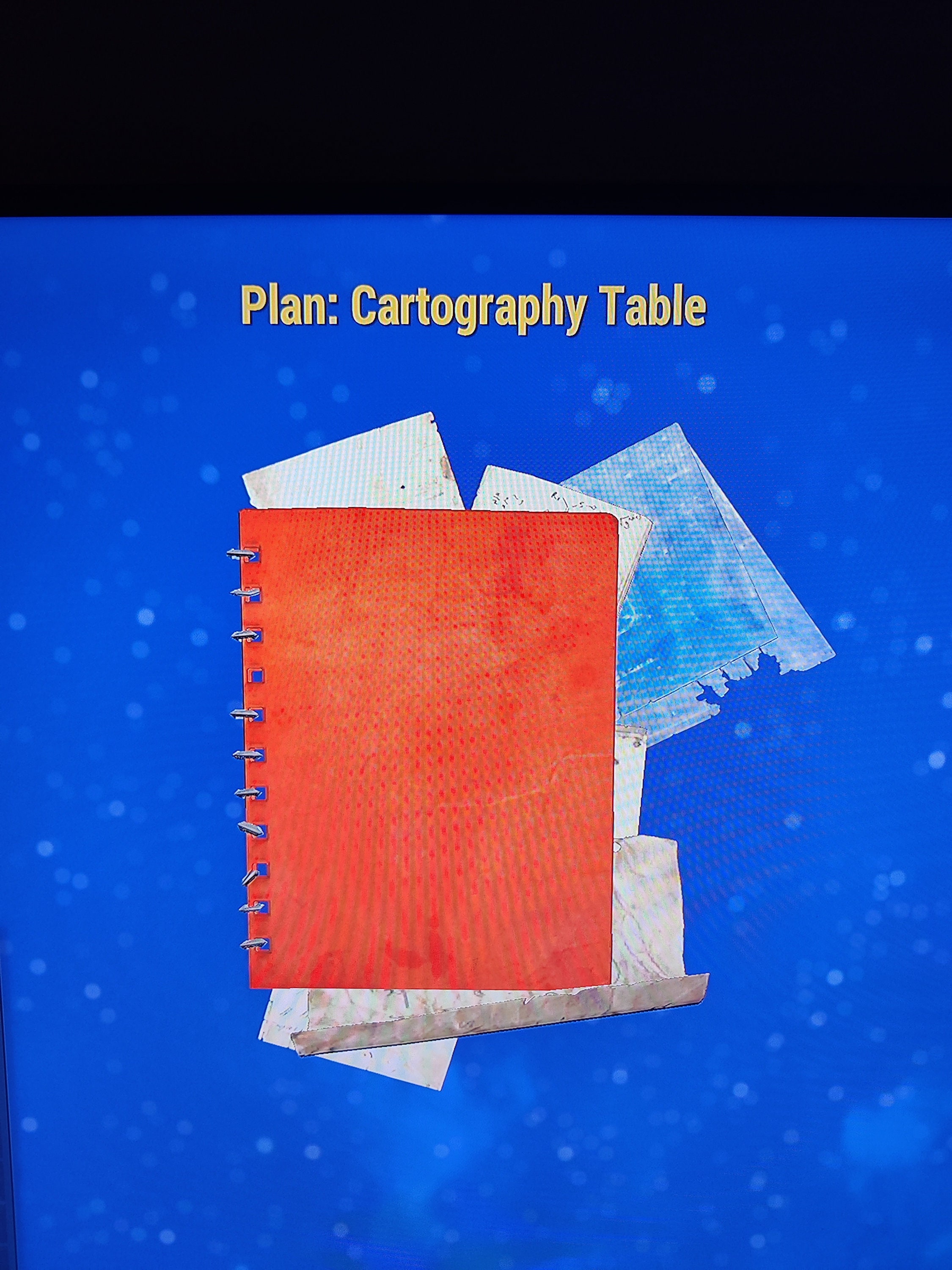 Cartography Table Plan for Fallout 76 on Xbox - Etsy
