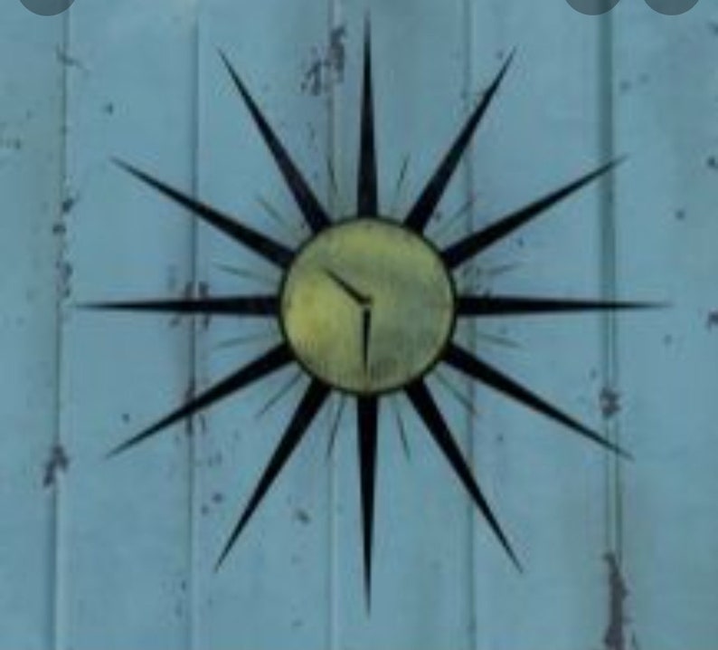 Starburst Clock Plan Fallout 76 Xbox Etsy