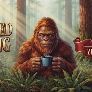 Medicated & Winning Sasquatch Mug | Funny Bigfoot Coffee Mug | Cannabis Camping Mug | 15 oz Stoner Gift | 420 Gift Mug image 6