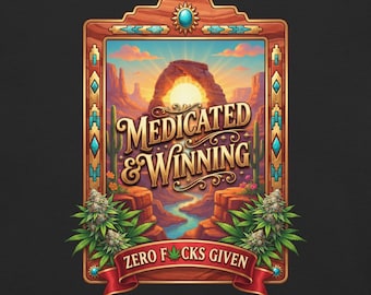Desert Canyon Shirt, Southwest Sunset Cannabis Tee, Cactus Stoner Gift, 420 T-Shirt