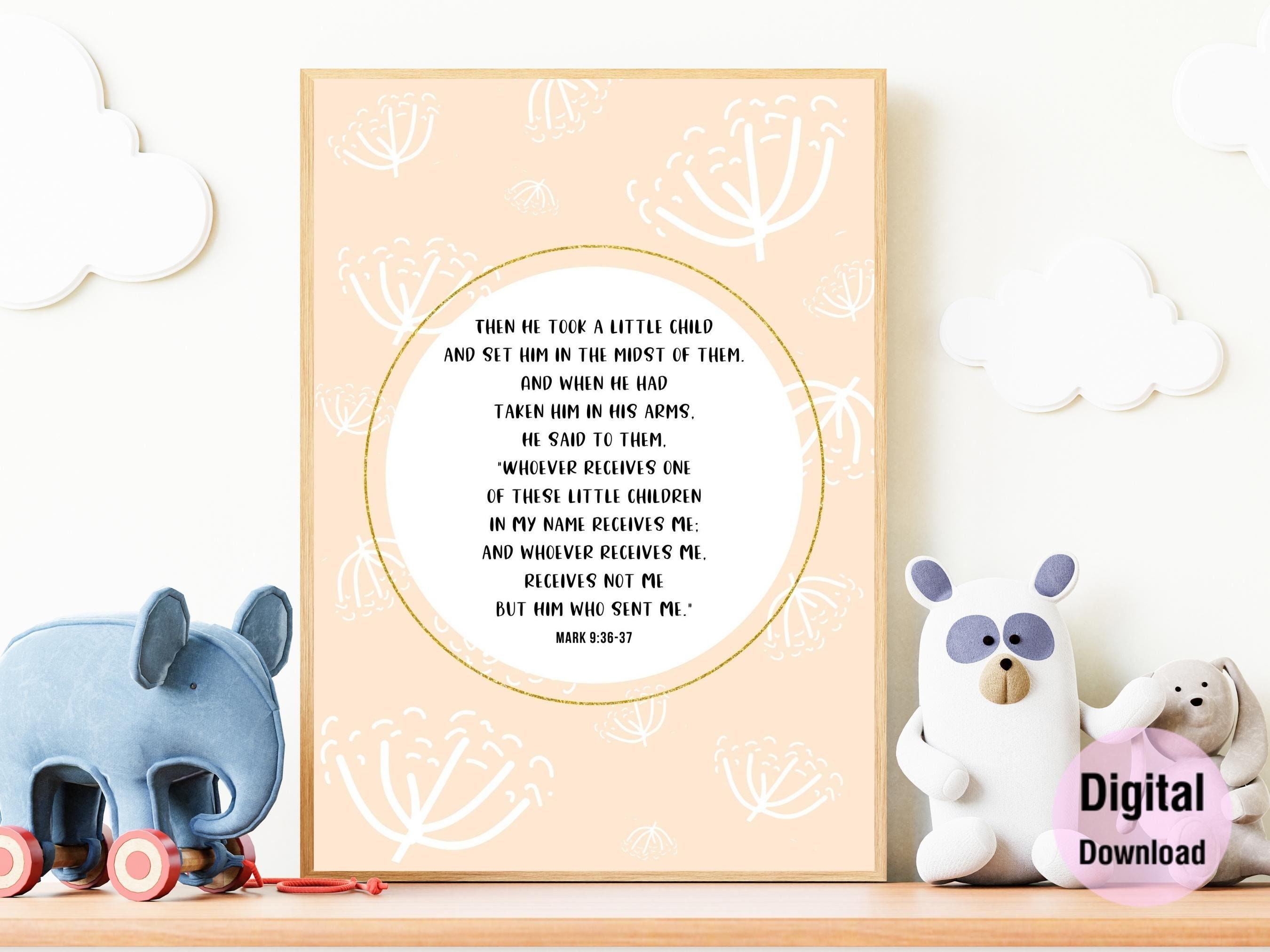Mark 9 36 37 NKJV KJV Bible Verse Printable Wall Art Etsy mark-9-36-37-daily-bible-inspirations