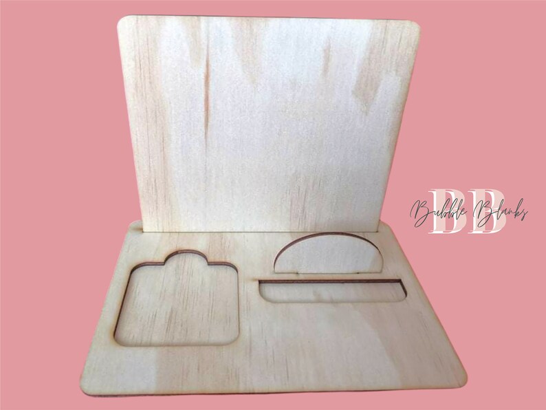 Square Card Reader Stand Cutting File SVG DXF AI