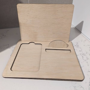 Supporto terminale per schede quadrate Glowforge / Taglio laser File SVG DXF AI Digital Download Only