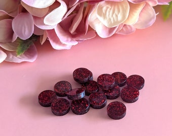 30 pcs 10mm Circle Laser cut Earring Blank