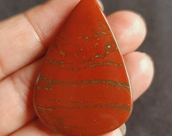 Red Jasper Gemstone/Cabochon Jasper/100% Natural Red Jasper Loose Stone/Smooth Jasper/AA+ Quality Jasper Stone/46x32x4mm/A-1635