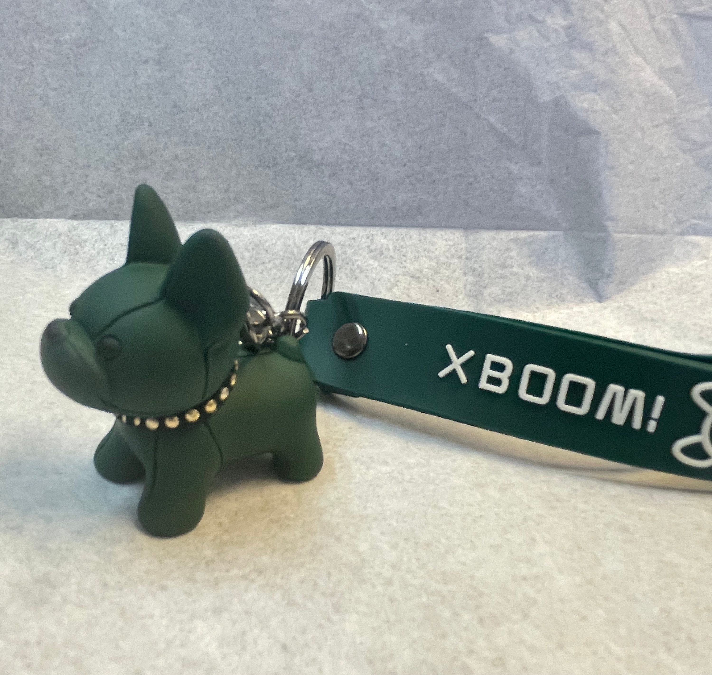 Cute Punk French Dog Keychain Bag Pendant Bulldog Keyring Llavero Para  Coche Car Keychain Bag Accessories for Women Jewelry Gift