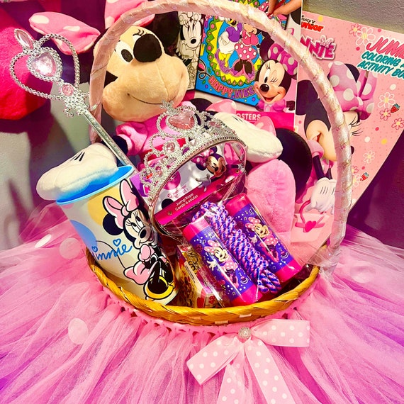 Minnie Mouse Gift Basket Etsy Canada
