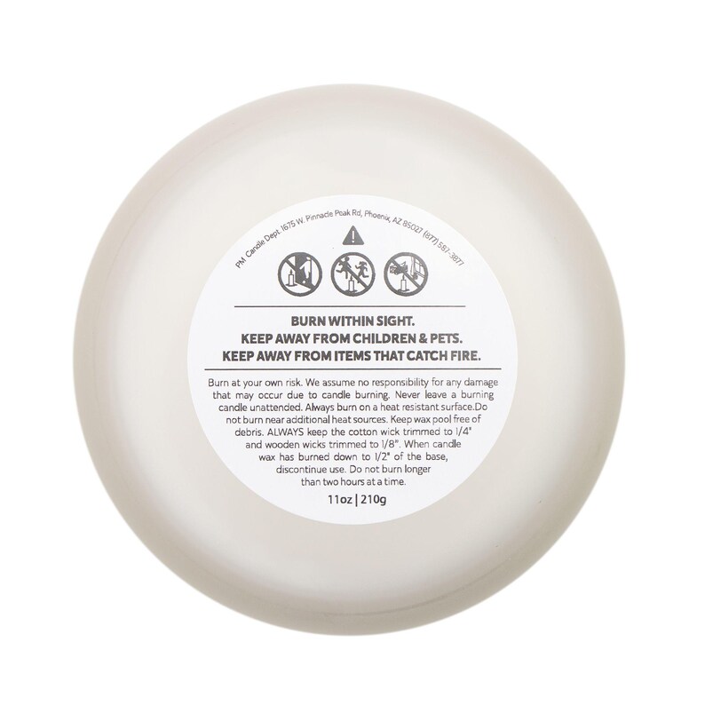Funny Mom Candle: Coconut Soy Wax, Wood Wick, Frosted Glass image 4