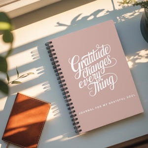 Gratitude Journal for Women Blank Notebook for Self Care and Mindfulness Journal for My Grateful Soul Gift for Wellness and Reflection