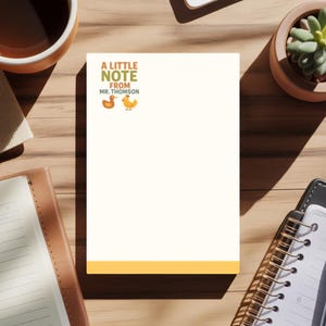 Custom Teacher Post-it® Notes Personalized Gift for Teachers Back-to-School Teacher Gift Custom Post-it Notes