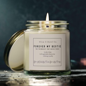 Bester Freund Duftkerze Geschenke Besties Kerze Geburtstag Freundschaft Galentines Day Candle Geschenk Neujahr Geschenk für Bestie Freundschaft Kerze