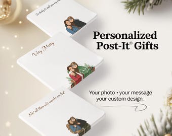Custom Funny Friendship Post-it® Notes Personalised Bestie Gift Your Photo Cartoon on Official Post-it®