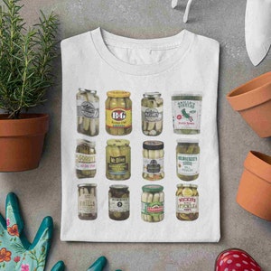 Camiseta de tarro de pepinillos, camiseta de pepinillos, camiseta divertida - Camiseta divertida, regalo para él, regalo para ella imagen 2